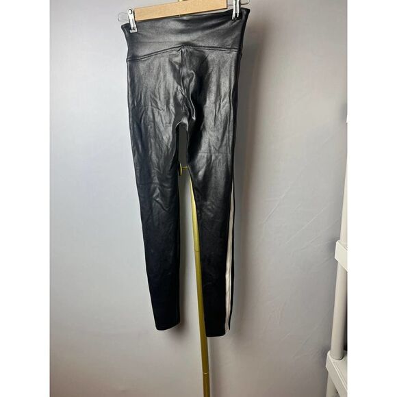 Spanx Faux Leather Side Stripe Leggings Sz. S - Picture 5 of 6
